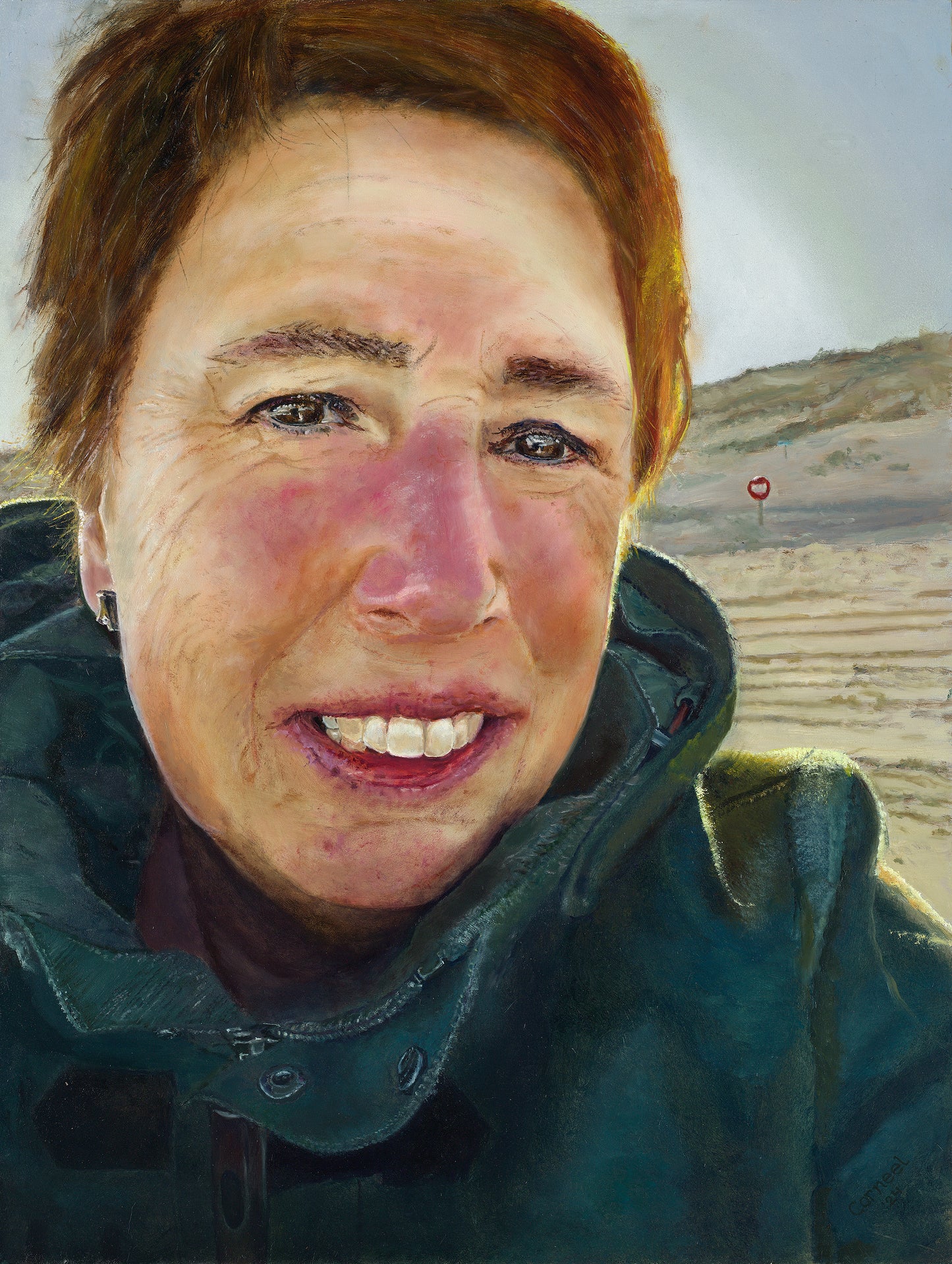 Original painting self portrait